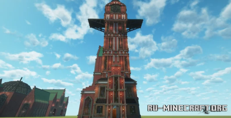  Airship Tower  Minecraft