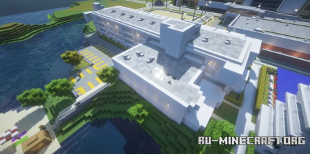  Small modern hotel near marina by pageje67  Minecraft