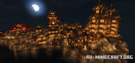  Chinese City On The Mountain  Minecraft