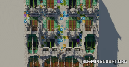  House. Casa Batllo. Elevation  Minecraft