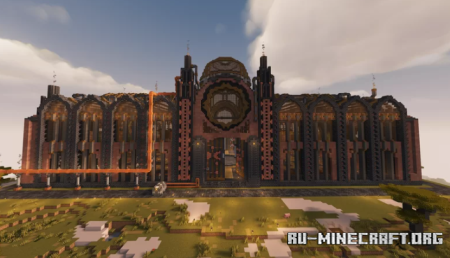  Large Steam Factory  Minecraft