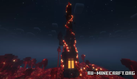  Great Infernal Tower  Minecraft