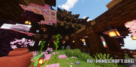  Cherry Groove Pagoda  Minecraft