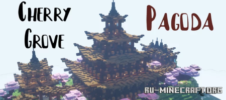  Cherry Groove Pagoda  Minecraft
