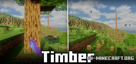  Timber Enchantment  Minecraft 1.21.8
