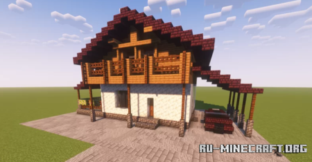  Chalet House  Minecraft