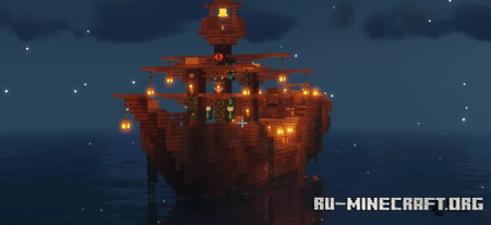 Pirate Ship by gamingpug77  Minecraft