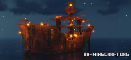  Pirate Ship by gamingpug77  Minecraft