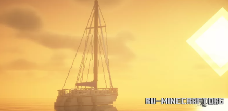  Saling Yacht - Sunrise  Minecraft