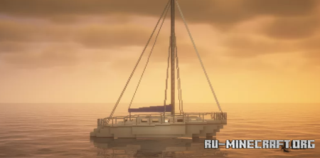  Saling Yacht - Sunrise  Minecraft
