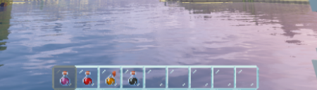  Glass Hotbar  Minecraft 1.21.8