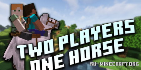  Two Players One Horse  Minecraft 1.21.4
