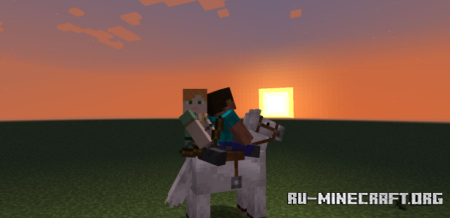  Two Players One Horse  Minecraft 1.21.4