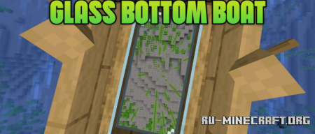  Glass Bottom Boat  Minecraft 1.21.8