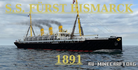  S.S. Furst Bismarck 1891  Minecraft