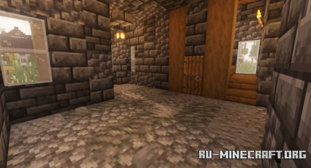  Medieval house with sand roof  Minecraft