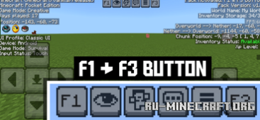   F1  F3  Minecraft PE 1.21