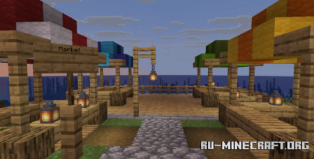  Small Town by a coast (WIP)  Minecraft
