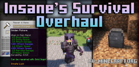 Insanes Survival Overhaul  Minecraft 1.20.1
