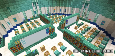  Fantasy School Building  Minecraft