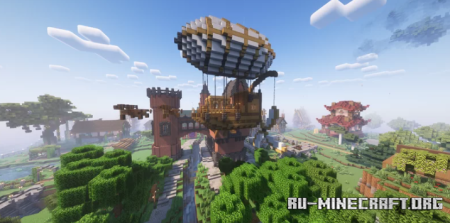  Industrial castle  Minecraft
