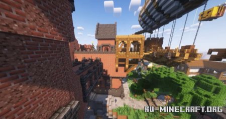  Industrial castle  Minecraft