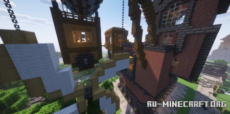  Industrial castle  Minecraft