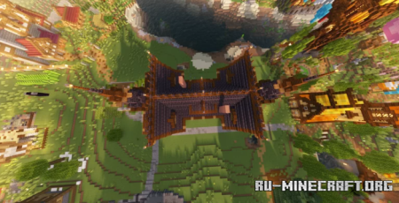  Medieval forked house by tempis335  Minecraft