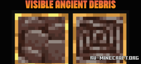 Visible Ancient Debris  Minecraft 1.21.8
