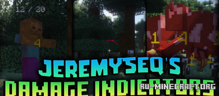  JeremySeqs Damage Indicators  Minecraft 1.21.1