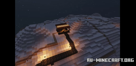  Rollercoaster on the Mountain  Minecraft