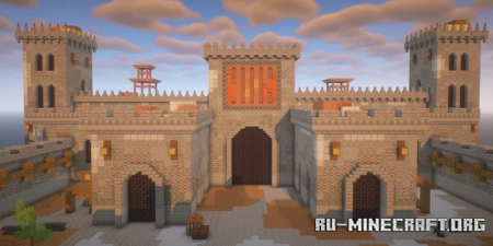  Medieval fortress by RedixBuilds  Minecraft