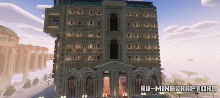  Largest yellow city building  Minecraft