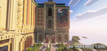  Largest yellow city building  Minecraft