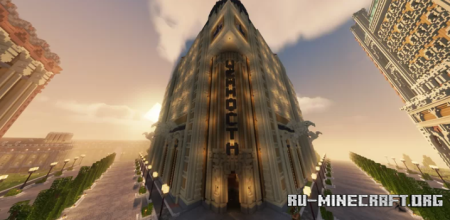  Largest yellow city building  Minecraft
