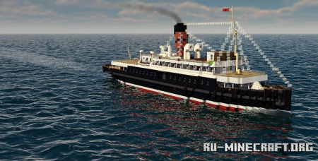  S.S. Alsatia - Built for tender service at Cherbourg  Minecraft