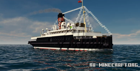  S.S. Alsatia - Built for tender service at Cherbourg  Minecraft