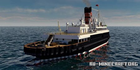  S.S. Alsatia - Built for tender service at Cherbourg  Minecraft