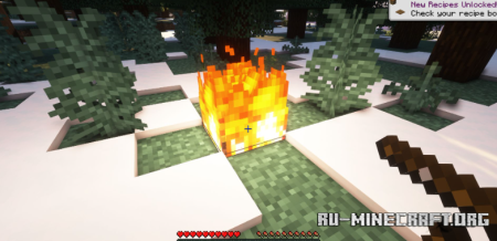  Survival Fire Sticks  Minecraft 1.21.1