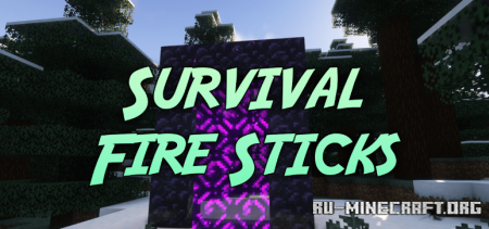  Survival Fire Sticks  Minecraft 1.21.1