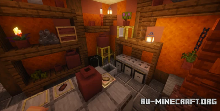  restaurant fully decorated  Minecraft
