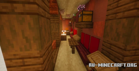  restaurant fully decorated  Minecraft