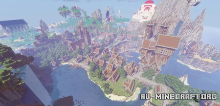  Fantasy Village by Silveran666  Minecraft