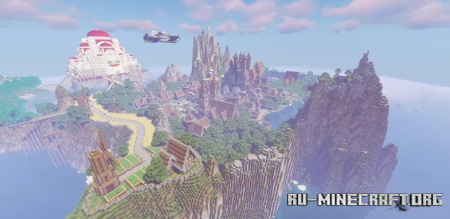  Fantasy Village by Silveran666  Minecraft