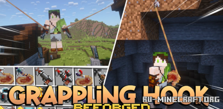  Grappling Hook Reforged  Minecraft 1.20.1