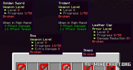  Weapon Leveling  Minecraft 1.20.1