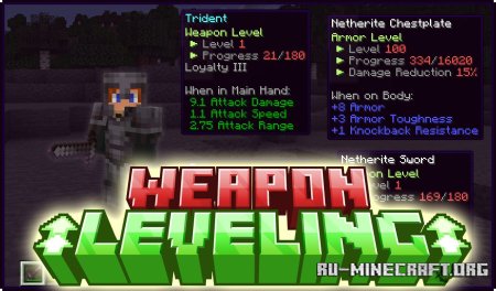  Weapon Leveling  Minecraft 1.20.1