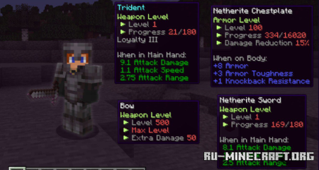  Weapon Leveling  Minecraft 1.20.1