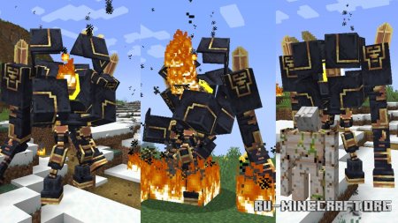  Infinity Golem Boss Fight  Minecraft 1.20.1