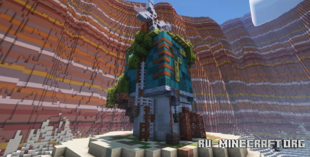  Solarpunk Eco-Home 02  Minecraft
